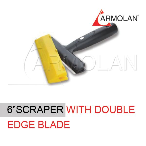6" Scraper with double edge blade